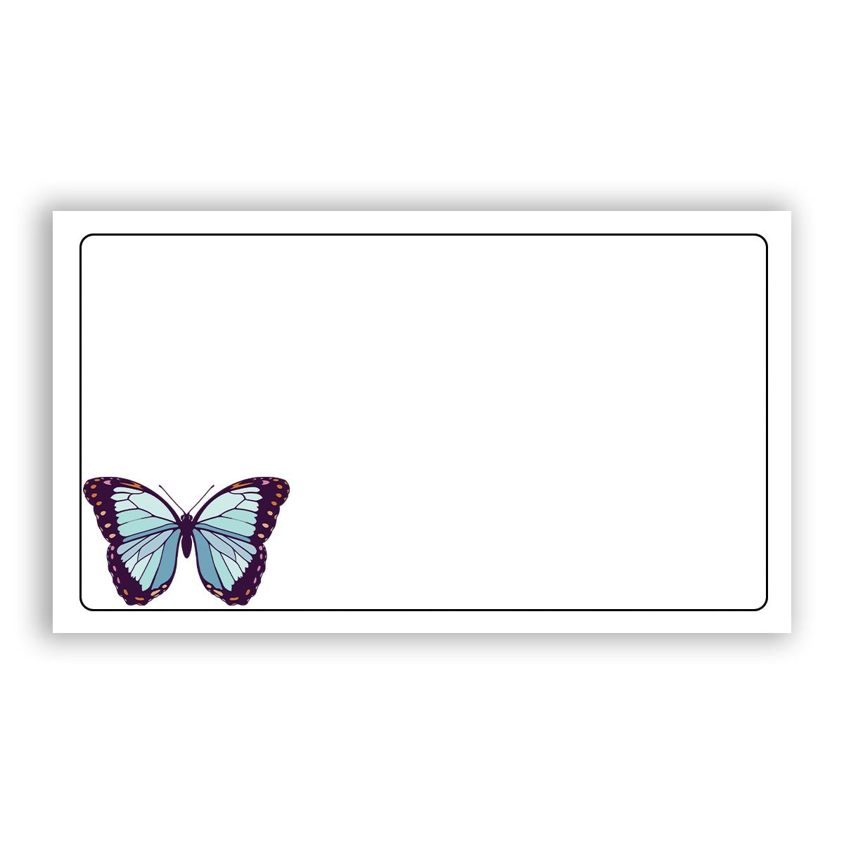butterfly mini memo little notes boxed set of 60 anytime sentiment lunch notes