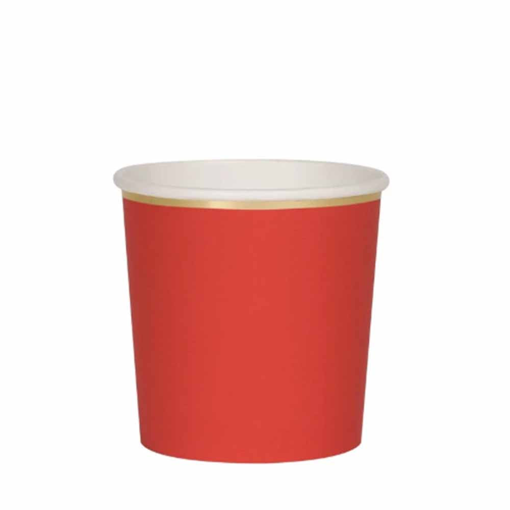 Red Tumbler Cups - ModLoungePaperCompany