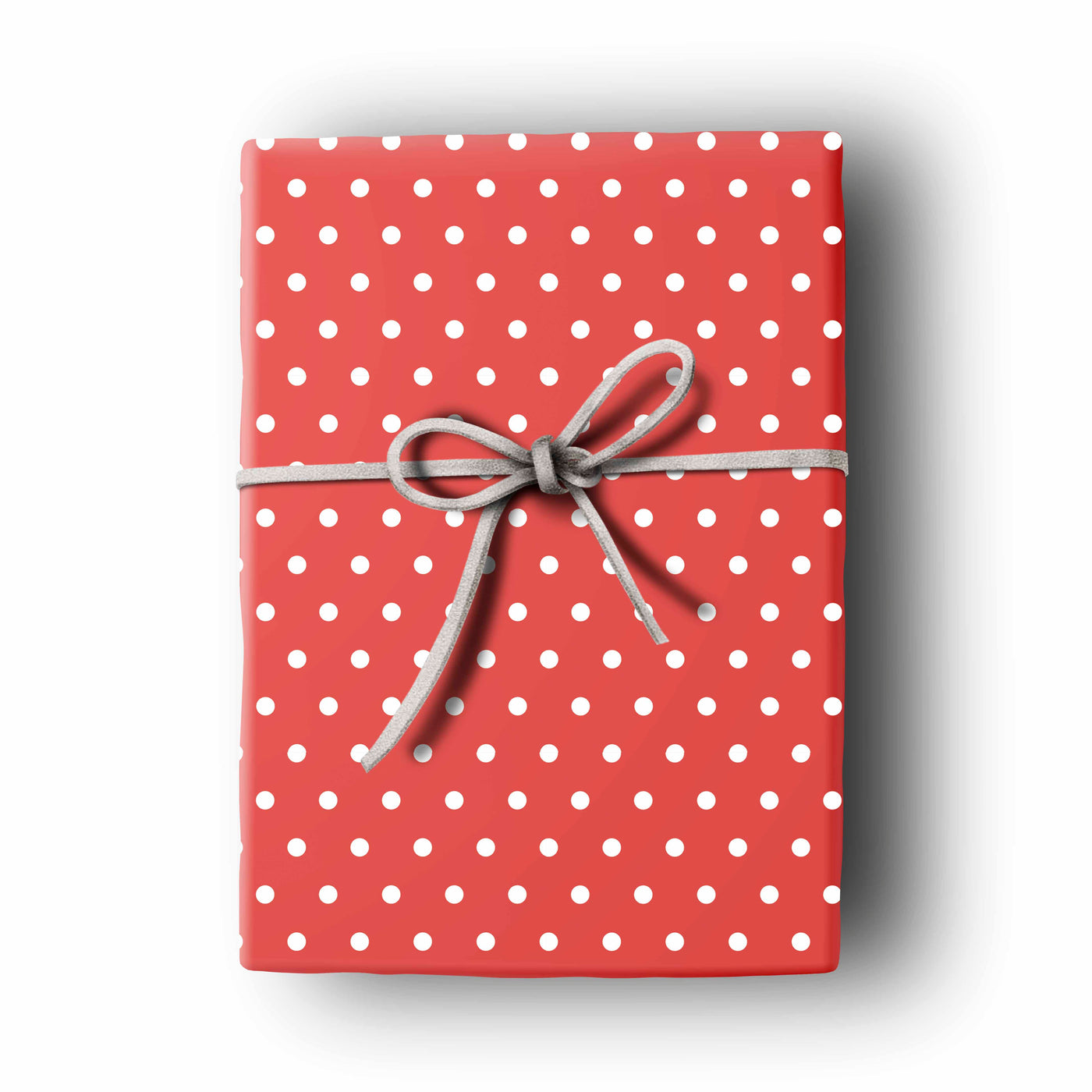 red polka dot gift wrap