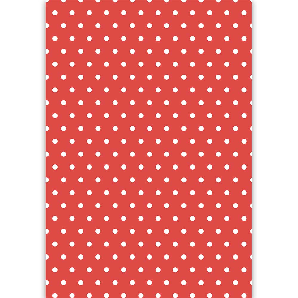 Red Polka Dot Gift Wrap - ModLoungePaperCompany