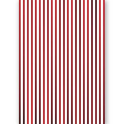 Red Gradient Stripe Gift Wrap - ModLoungePaperCompany