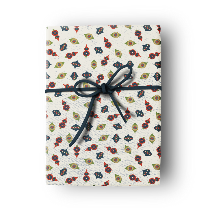 retro ornament gift wrap wrapping paper craft sheets 
