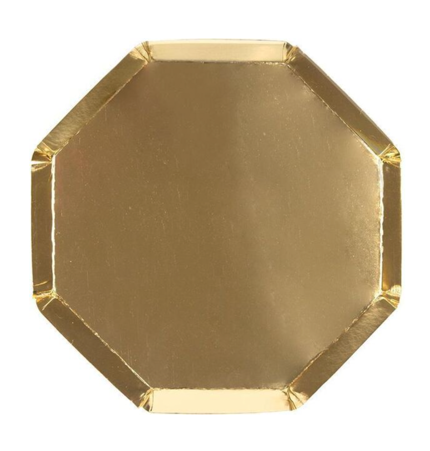 Meri Meri Gold Octagon Large Plate