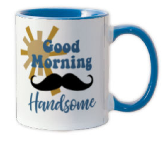 Good Morning Handsome Coffee Mug - ModLoungePaperCompany