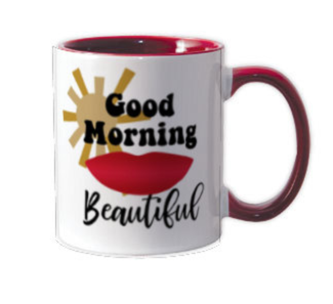 Good Morning Beautiful Coffee Mug - ModLoungePaperCompany