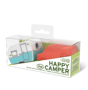 Happy Camper Eraser & Sharpener Set - ModLoungePaperCompany
