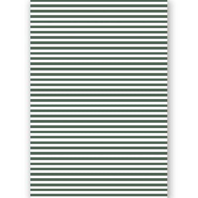 Green Stripe Gift Wrap - ModLoungePaperCompany