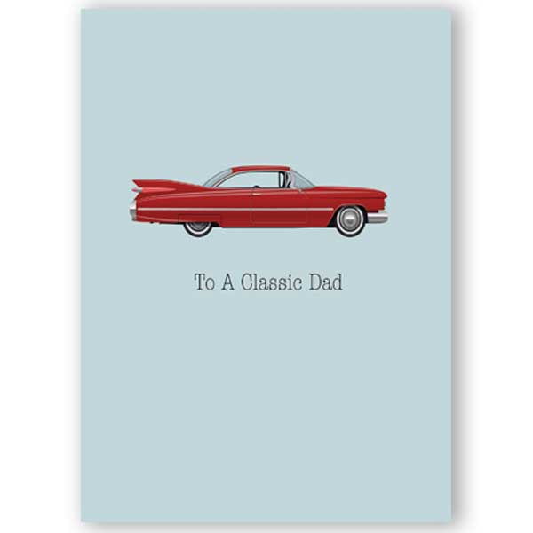 Classic Dad Fathers Day Card - ModLoungePaperCompany