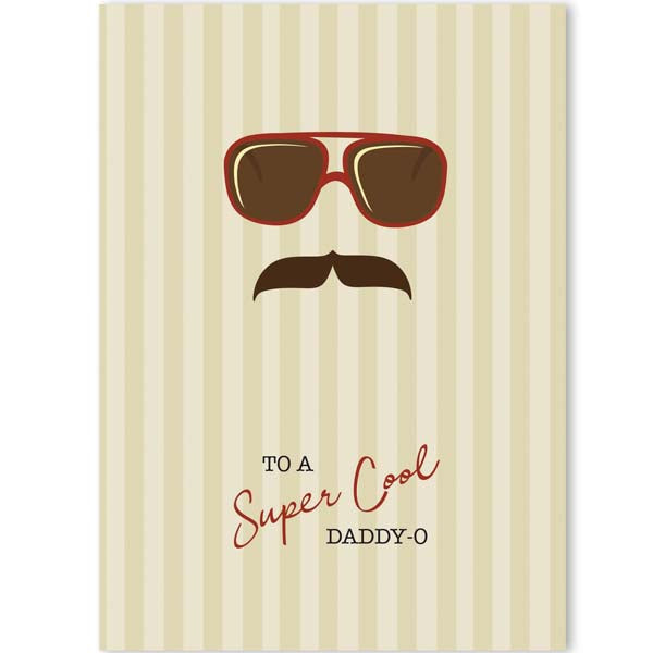 Cool Dad Greeting Card - ModLoungePaperCompany