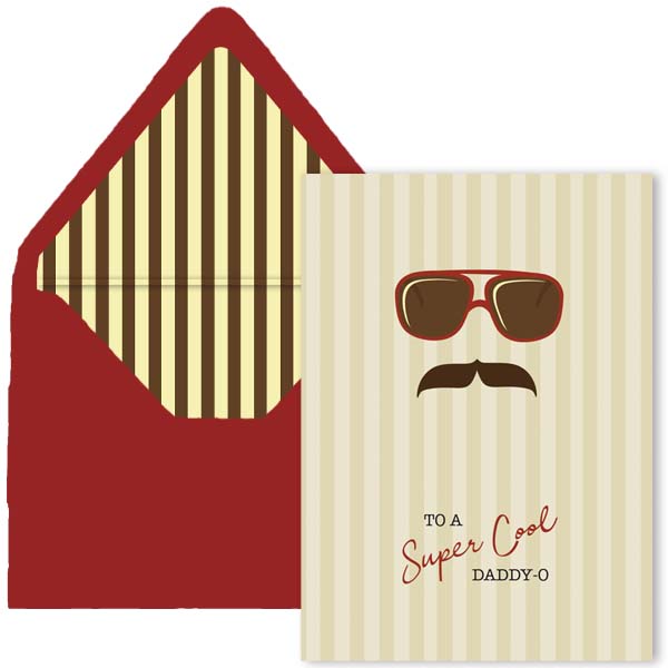 Cool Dad Greeting Card - ModLoungePaperCompany