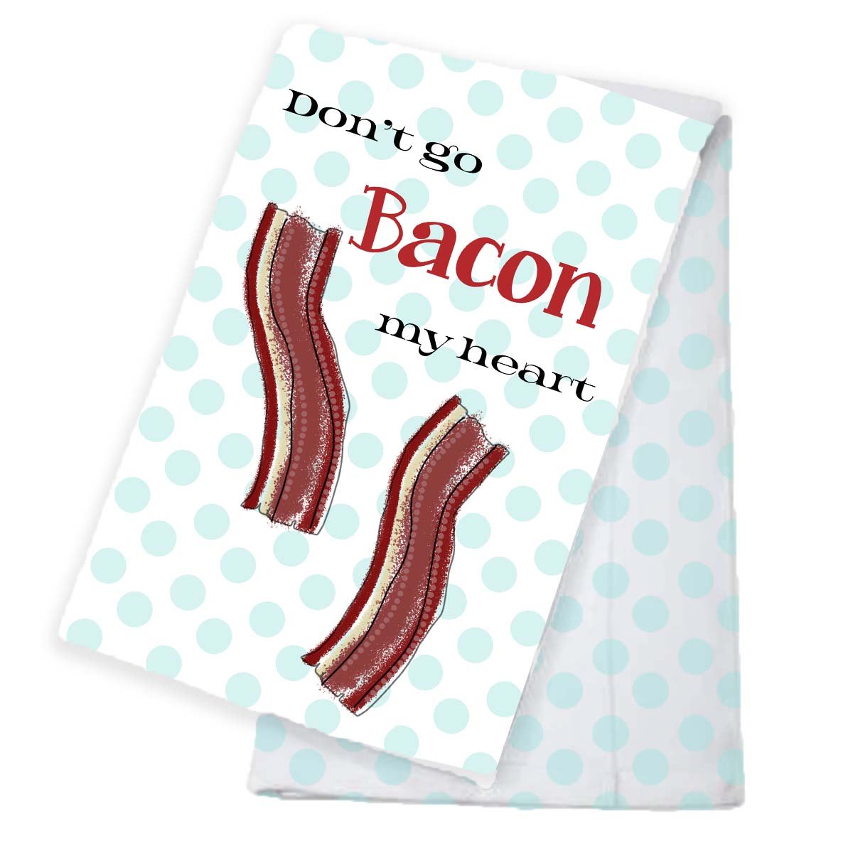 Bacon My Heart Tea Towel - ModLoungePaperCompany