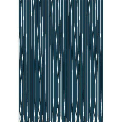 Blue Worn Stripe Gift Wrap - ModLoungePaperCompany
